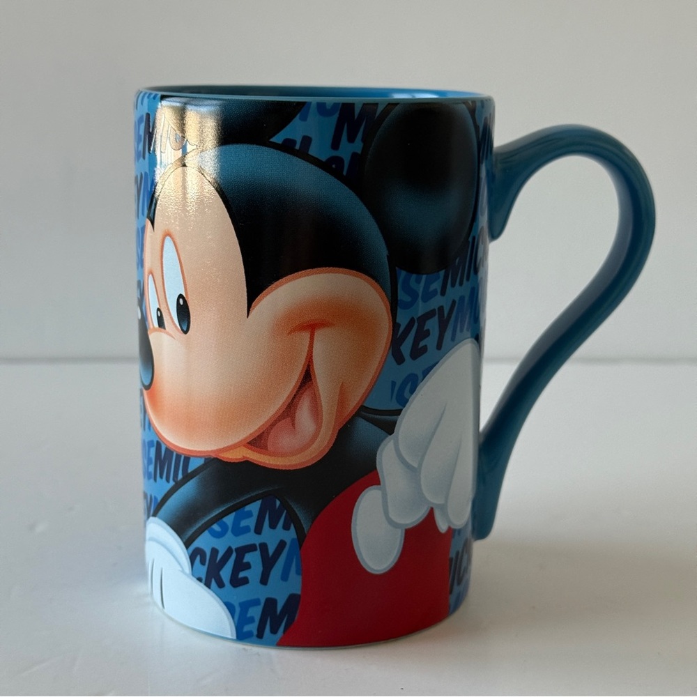 Disney Mickey Mouse Tall/Large Ceramic Coffee Cup/Mug Vintage Magical